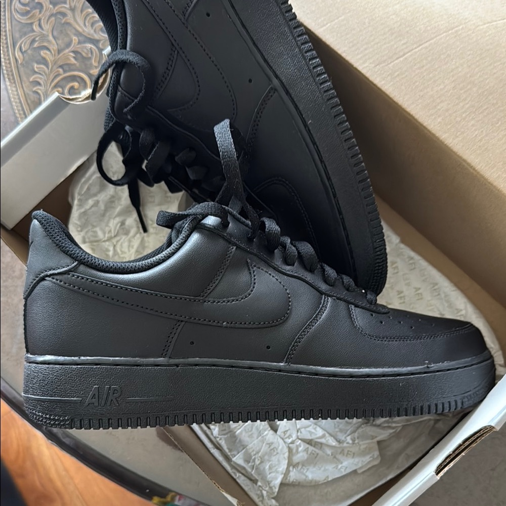 Black Nike Air Force 1 Sneakers